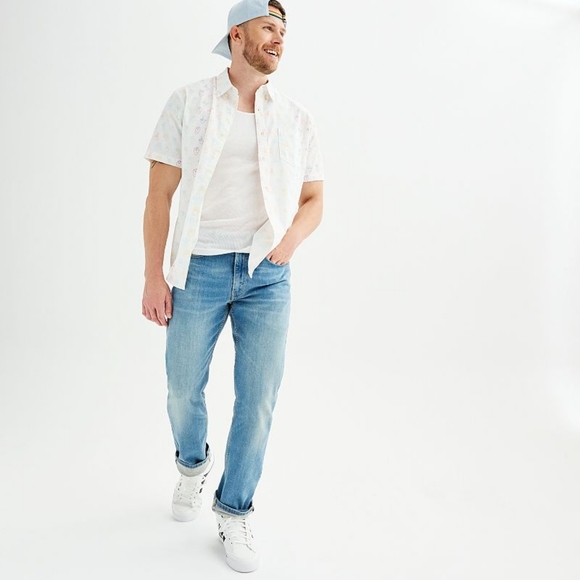 Kohl's Sonoma Community Pride Month Button Down Top, "Signed Love", size M - Picture 4 of 8